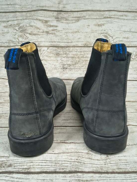 Blundstone Dress Chelsea Boots Rustic Black / Charcoal Nubuck - Men’s Size AU 10 main image 6